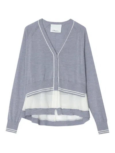 3.1 Phillip Lim Layered Merino Cardigan