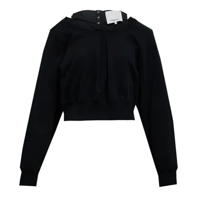 3.1 Phillip Lim Layered Tank Terry Top In Black