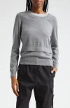 3.1 Phillip Lim Layered Wool Sweater In Medium Melange Grey