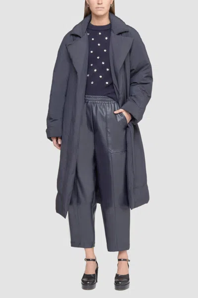 3.1 Phillip Lim Leather Alternative Pull-on Trouser In Gray