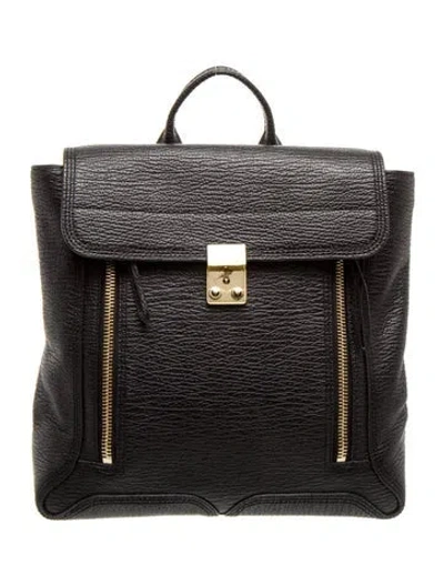 Pre-owned 3.1 Phillip Lim Leather Backpack In Black