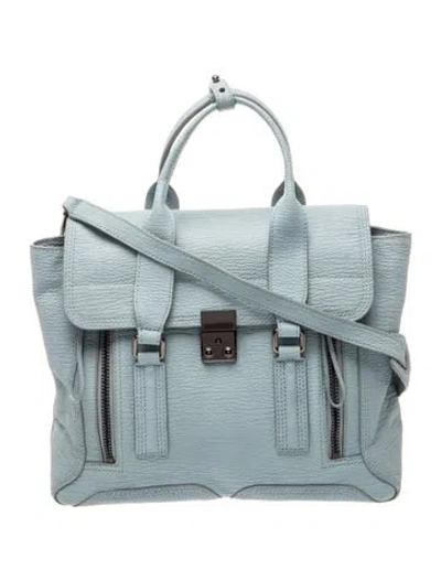 Pre-owned 3.1 Phillip Lim Leather Backpack In Blue