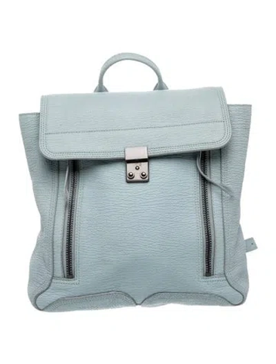 Pre-owned 3.1 Phillip Lim Leather Backpack In Blue