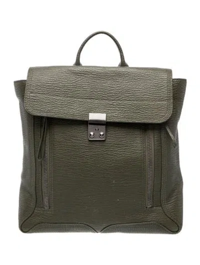 Pre-owned 3.1 Phillip Lim Leather Backpack In Grey