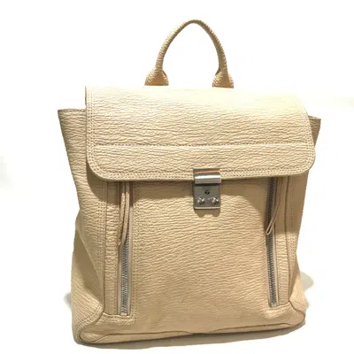 Pre-owned 3.1 Phillip Lim Leather Backpack () In Beige