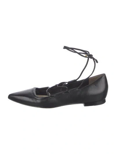 Pre-owned 3.1 Phillip Lim Leather Ballet Flats In Black