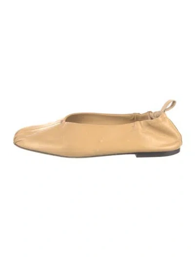 Pre-owned 3.1 Phillip Lim Leather Ballet Flats In Neutral