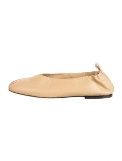 Pre-owned 3.1 Phillip Lim Leather Ballet Flats In Neutrals