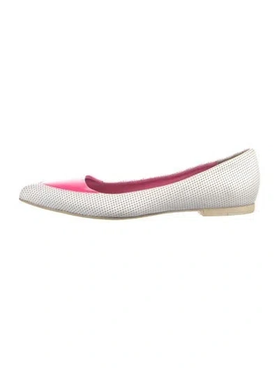 Pre-owned 3.1 Phillip Lim Leather Ballet Flats In White