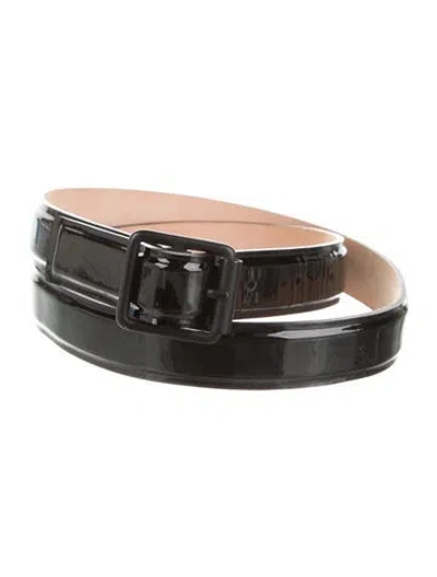 Pre-owned 3.1 Phillip Lim Leather Belt In Black