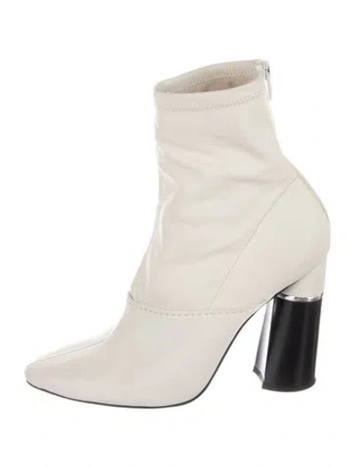 Pre-owned 3.1 Phillip Lim Leather Boots In Black/purple/white