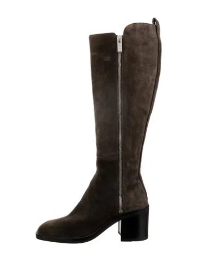 Pre-owned 3.1 Phillip Lim Leather Boots In Brown/green