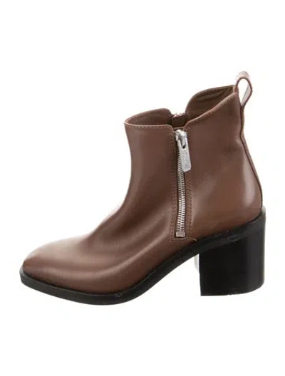 Pre-owned 3.1 Phillip Lim Leather Boots In Neutrals