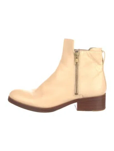 Pre-owned 3.1 Phillip Lim Leather Boots In Neutrals