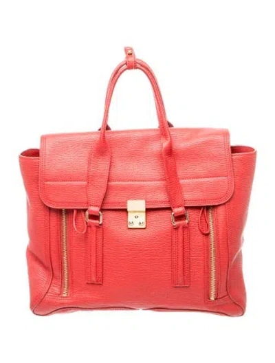 Pre-owned 3.1 Phillip Lim Leather Briefcase In Red
