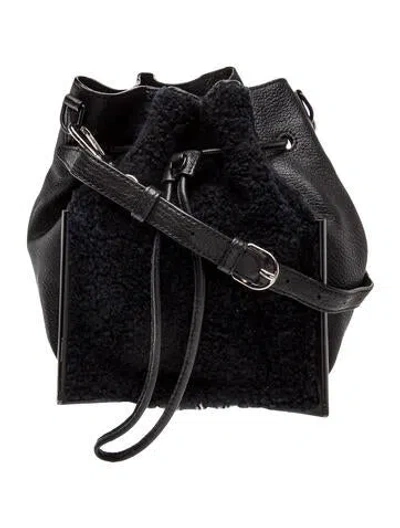 Pre-owned 3.1 Phillip Lim Leather Bucket Bag In Black