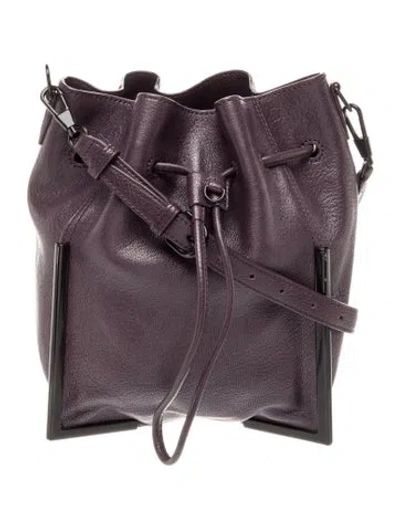 Pre-owned 3.1 Phillip Lim Leather Bucket Bag In Purple