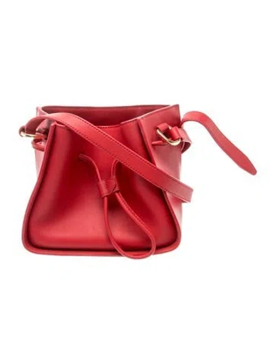 Pre-owned 3.1 Phillip Lim Leather Bucket Bag W/ Tags In Red