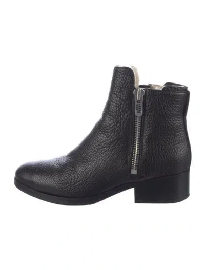 Pre-owned 3.1 Phillip Lim Leather Chelsea Boots In Black
