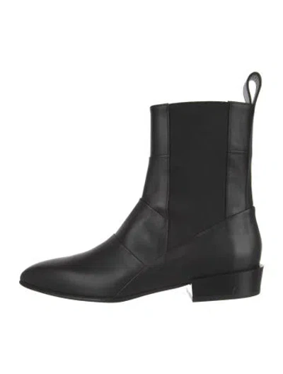 Pre-owned 3.1 Phillip Lim Leather Chelsea Boots In Black