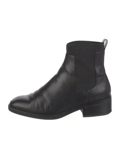 Pre-owned 3.1 Phillip Lim Leather Chelsea Boots In Black
