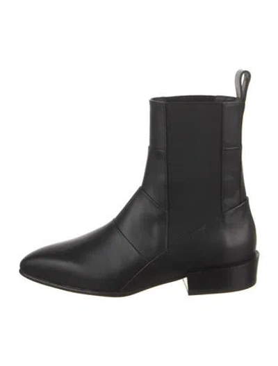 Pre-owned 3.1 Phillip Lim Leather Chelsea Boots In Black