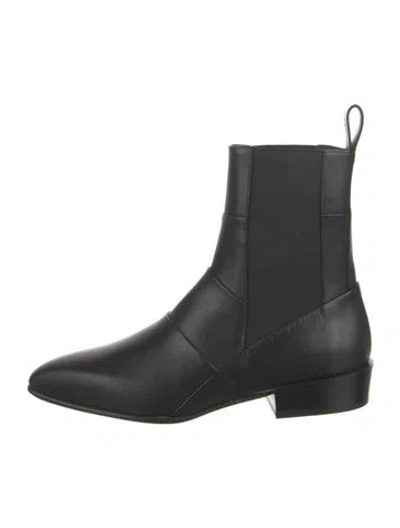 Pre-owned 3.1 Phillip Lim Leather Chelsea Boots In Black