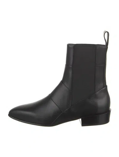 Pre-owned 3.1 Phillip Lim Leather Chelsea Boots In Black