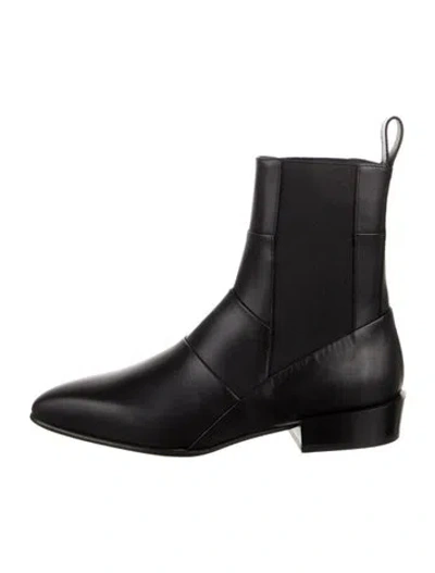 Pre-owned 3.1 Phillip Lim Leather Chelsea Boots In Black