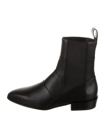 Pre-owned 3.1 Phillip Lim Leather Chelsea Boots In Black