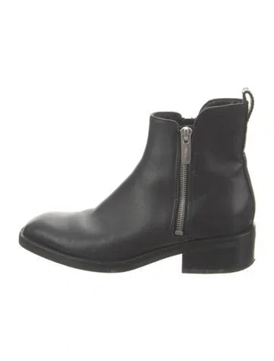 Pre-owned 3.1 Phillip Lim Leather Chelsea Boots In Black