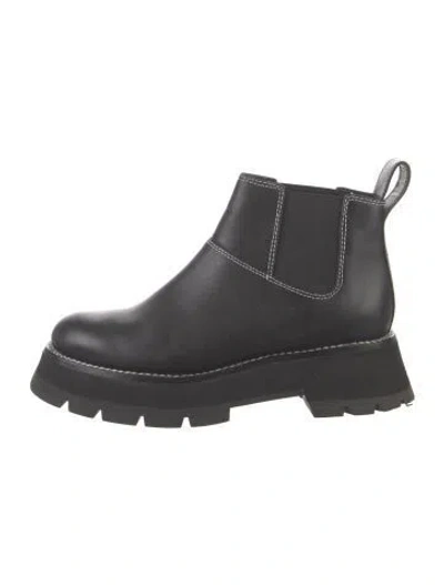 Pre-owned 3.1 Phillip Lim Leather Chelsea Boots In Black