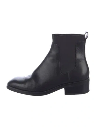 Pre-owned 3.1 Phillip Lim Leather Chelsea Boots In Black