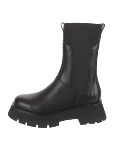 Pre-owned 3.1 Phillip Lim Leather Chelsea Boots In Black