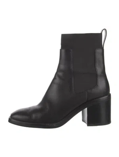 Pre-owned 3.1 Phillip Lim Leather Chelsea Boots In Black