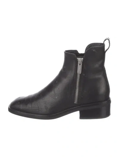 Pre-owned 3.1 Phillip Lim Leather Chelsea Boots In Black
