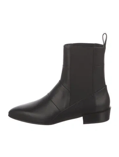 Pre-owned 3.1 Phillip Lim Leather Chelsea Boots In Black