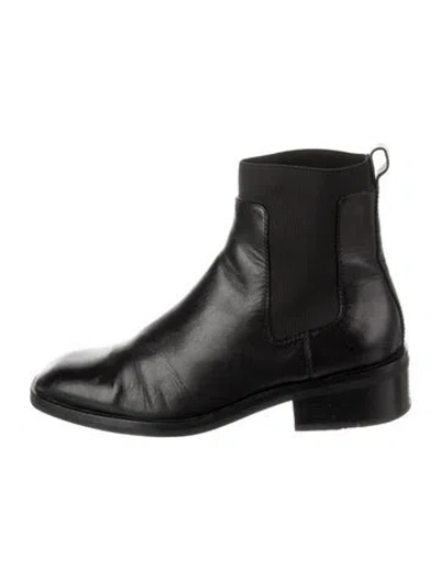 Pre-owned 3.1 Phillip Lim Leather Chelsea Boots In Black
