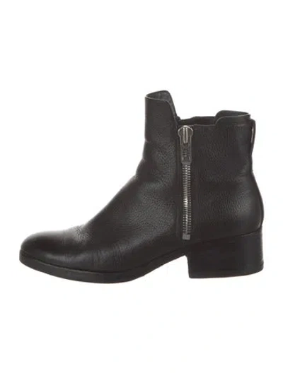 Pre-owned 3.1 Phillip Lim Leather Chelsea Boots In Black
