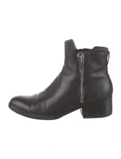 Pre-owned 3.1 Phillip Lim Leather Chelsea Boots In Black