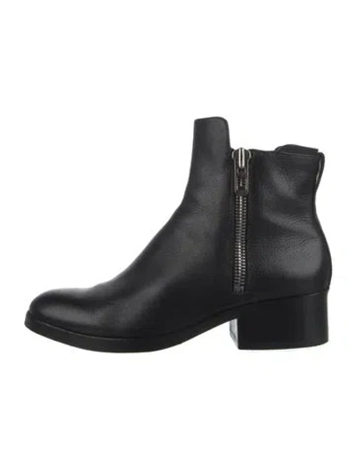 Pre-owned 3.1 Phillip Lim Leather Chelsea Boots In Black