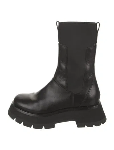 Pre-owned 3.1 Phillip Lim Leather Chelsea Boots In Black