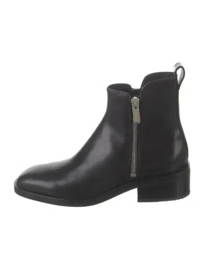 Pre-owned 3.1 Phillip Lim Leather Chelsea Boots In Black