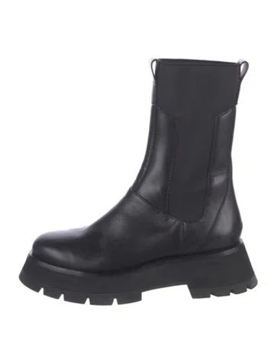 Pre-owned 3.1 Phillip Lim Leather Chelsea Boots In Black