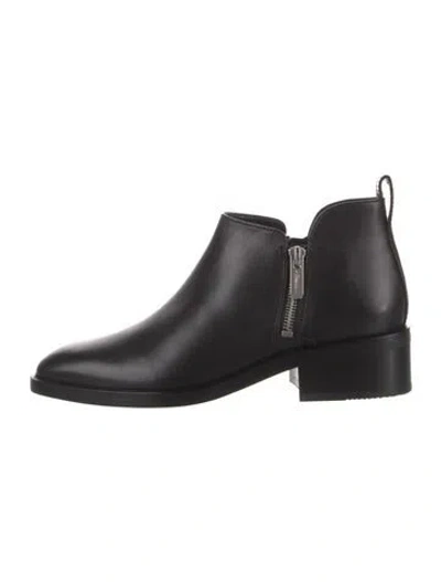 Pre-owned 3.1 Phillip Lim Leather Chelsea Boots In Black