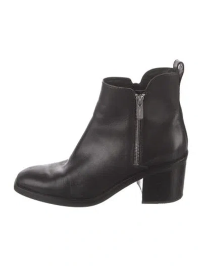 Pre-owned 3.1 Phillip Lim Leather Chelsea Boots In Black