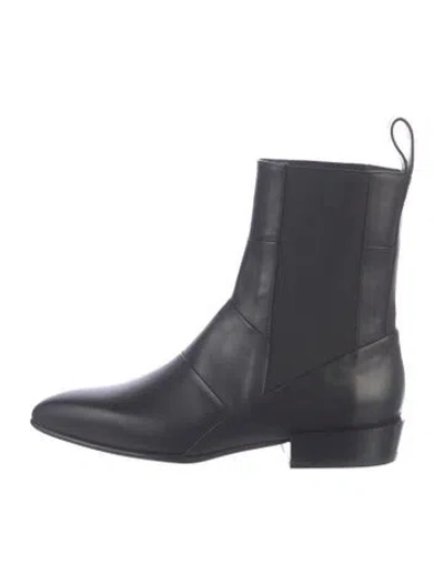 Pre-owned 3.1 Phillip Lim Leather Chelsea Boots In Black
