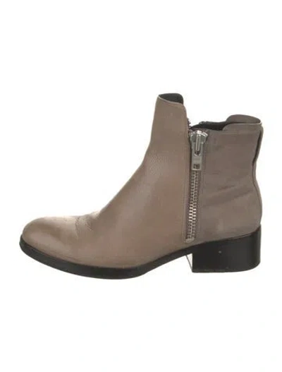 Pre-owned 3.1 Phillip Lim Leather Chelsea Boots In Neutral