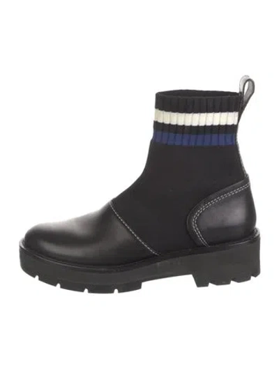 Pre-owned 3.1 Phillip Lim Leather Combat Boots In Black