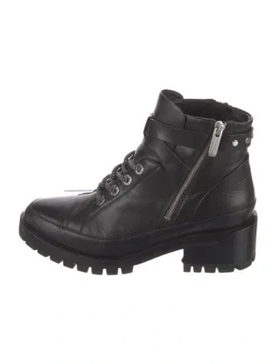 Pre-owned 3.1 Phillip Lim Leather Combat Boots In Black